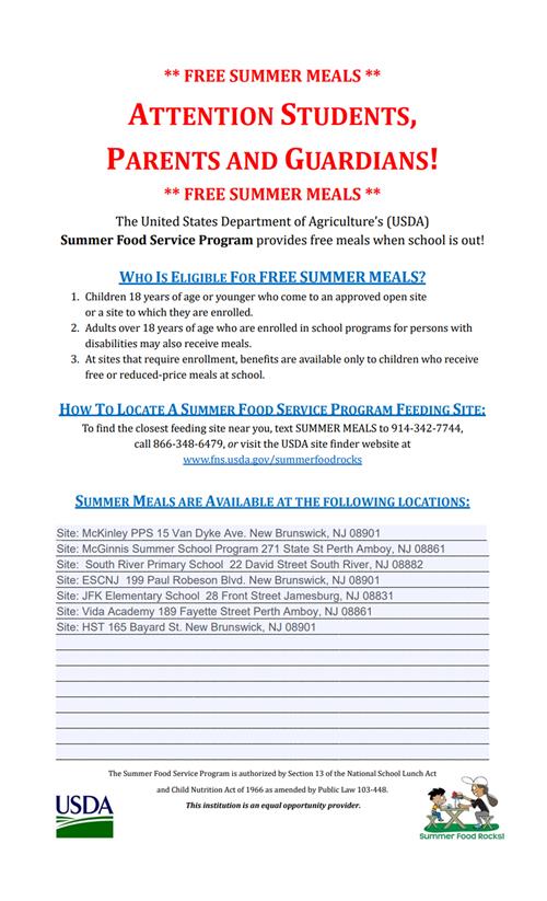 Summer Meals